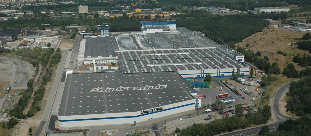 Melhorias planejadas para a fábrica da Bridgestone na Polônia