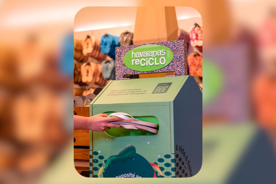 Havaianas reCICLO desenvolve soluções sustentáveis através de chinelos reciclados