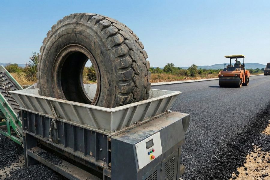 Reciclagem de pneus de mineração reduz impacto ambiental e gera benefícios econômicos