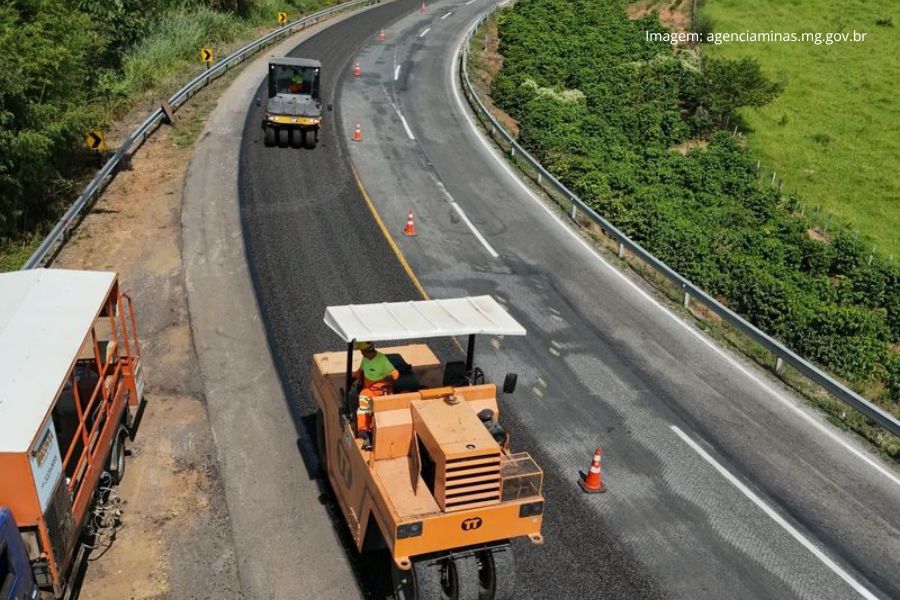 Rodovias de Minas ganham pavimento sustentável com uso de pneus reciclados