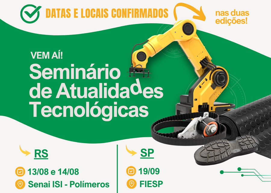 ABTB confirma datas e locais do Seminário de Atualidades Tecnológicas ABTB confirma datas e locais do Seminário de Atualidades Tecnológicas